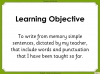 Sentence Dictation 2 - Year 3 Teaching Resources (slide 2/26)